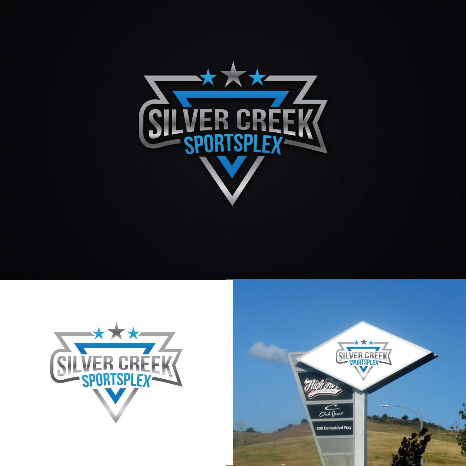 Logo Design by Maxo-Biz for Silver Creek Sportsplex | Design #19410398