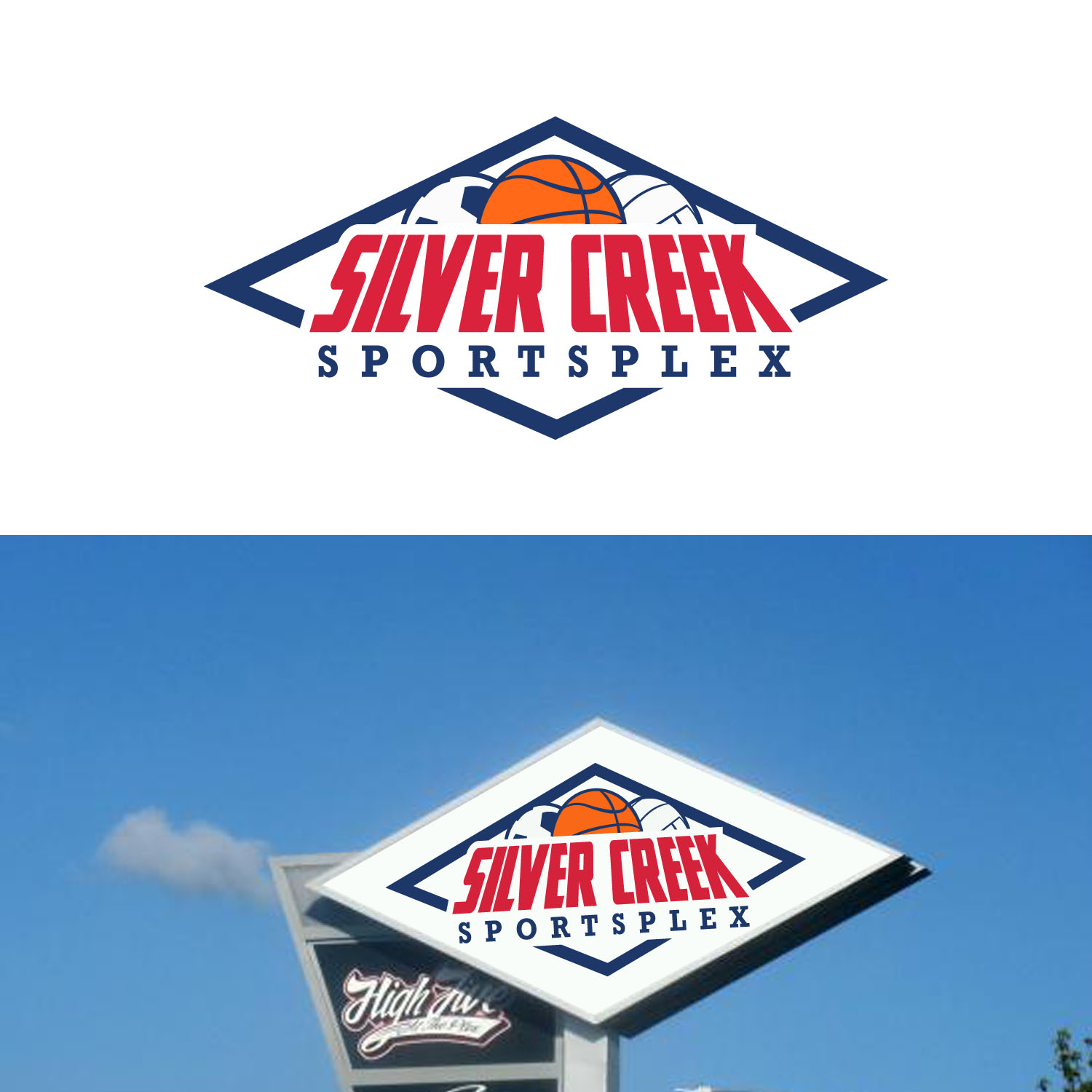 Logo Design by TRHZ for Silver Creek Sportsplex | Design #19472877