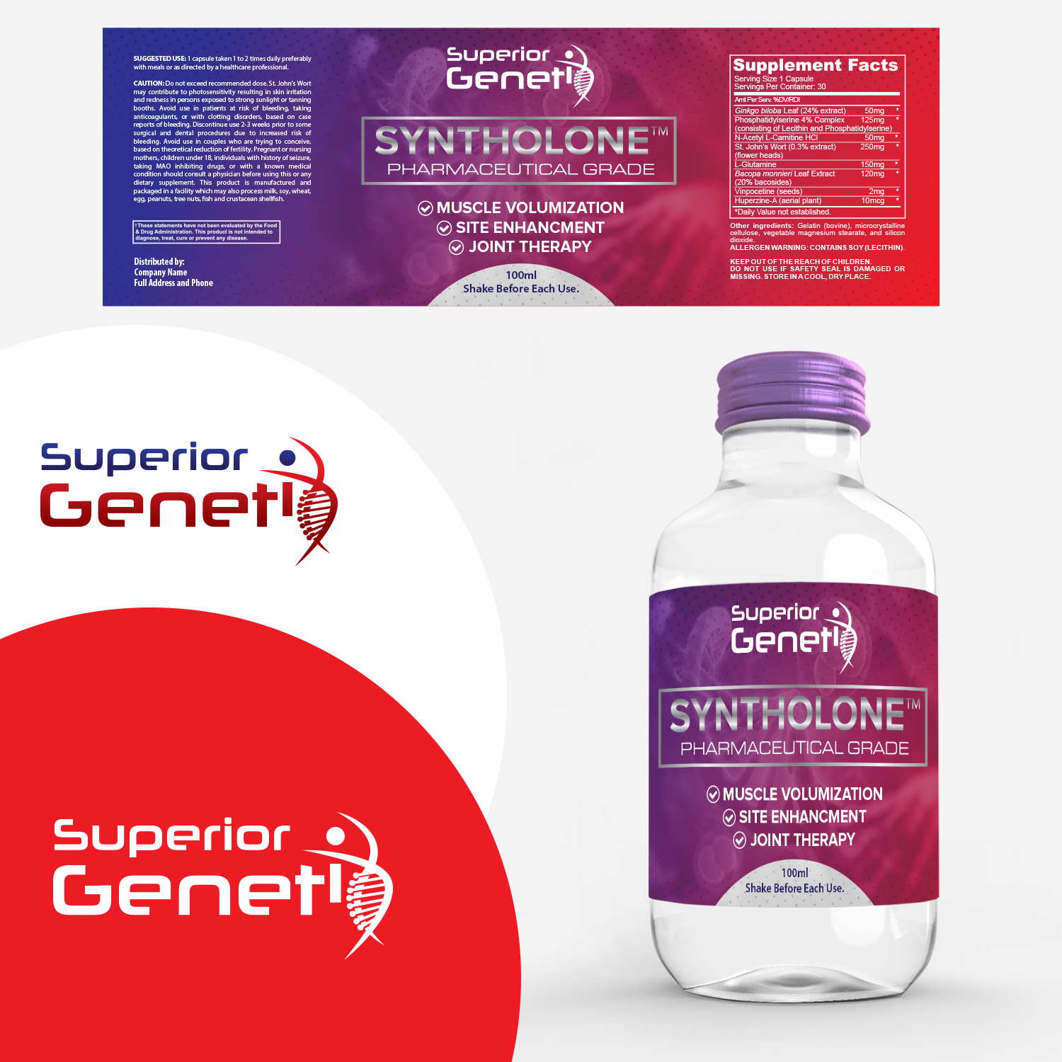Design Étiquette par Maxo-Biz pour Nutraceutical Supplies, Inc | Design #19477824