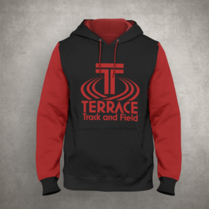 Back of the hoodie design for school Track and Field Team. School name Terrace. | T-Shirt-Design von Kero