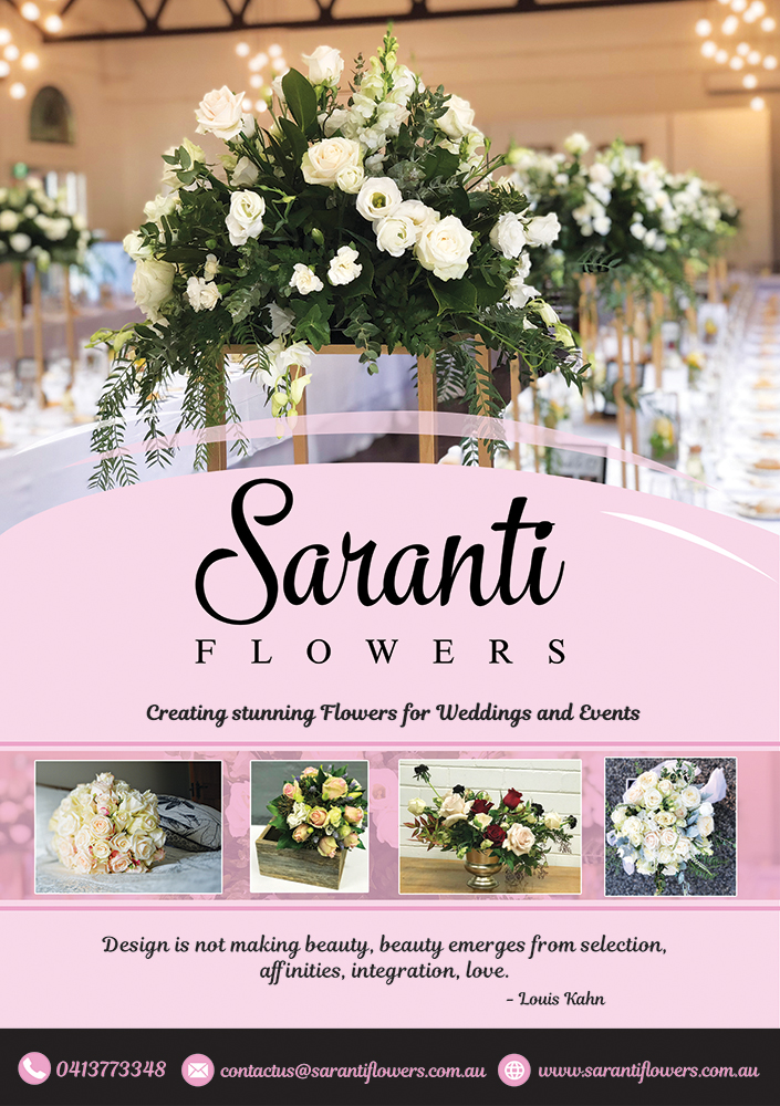 Flyer Design by Rozita for Saranti Flowers | Design #19445935