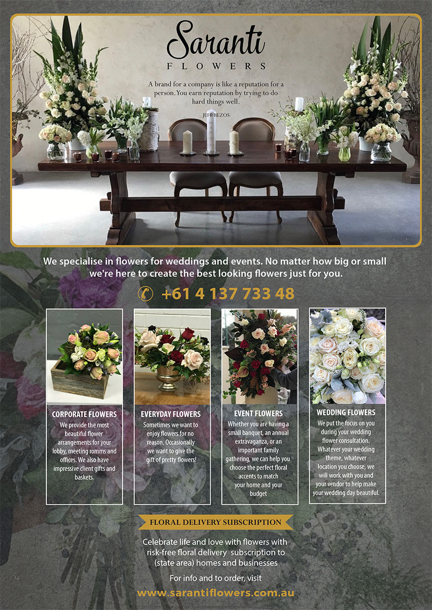 Flyer Design by Venus L. Penaflor for Saranti Flowers | Design #19427182