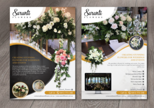 Saranti Flowers  Florist Flyer | Flyer Design by alex989
