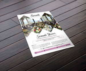 Diseño de Flyer por debdesign para Saranti Flowers | Diseño: #19416747