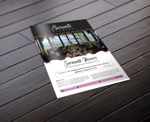 Diseño de Flyer por debdesign para Saranti Flowers | Diseño: #19416748