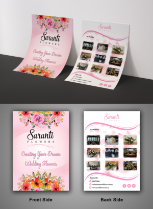 Flyer Design by ecorokerz for Saranti Flowers | Design: #19419346