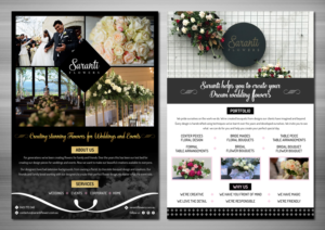 Flyer Design by TSU Creations for Saranti Flowers | Design: #19424638
