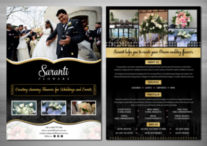 Flyer Design by TSU Creations for Saranti Flowers | Design: #19435507
