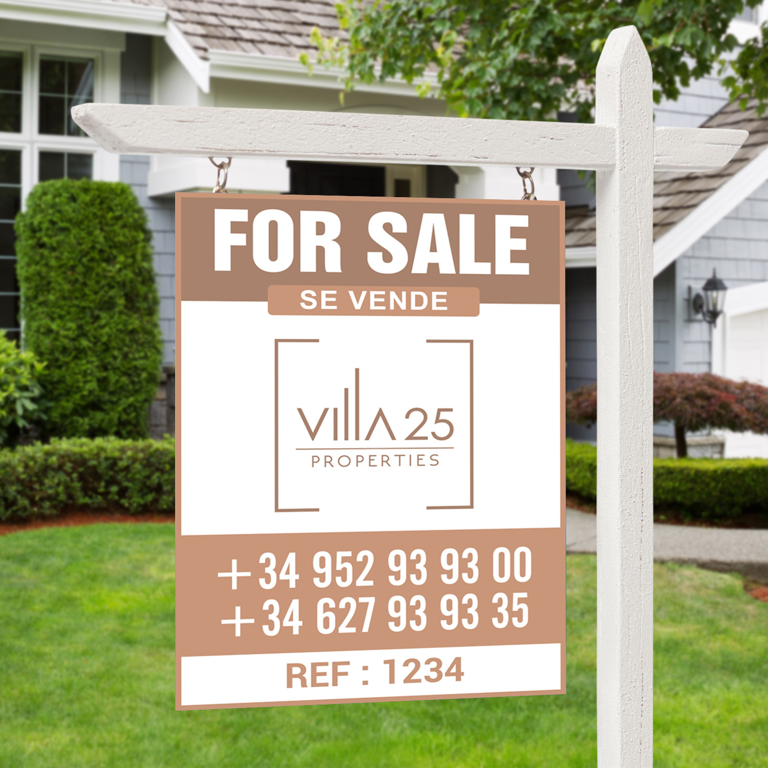 Diseño Gráfico por teAmGrafic para Villa 25 Escapes SL | Diseño #19456698