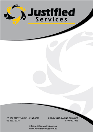 Stationery Design by Raven Designs 2024 for Justified Services Pty Ltd | Design: #2893351