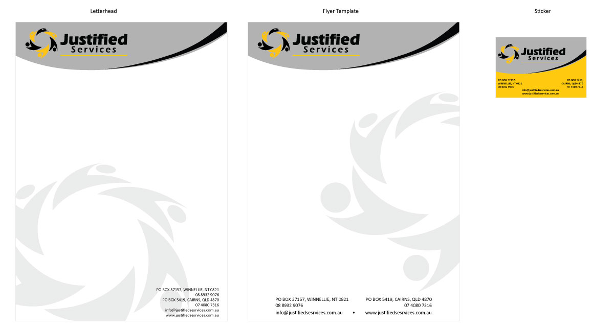 Diseño de Papelería por Raven Designs 2024 para Justified Services Pty Ltd | Diseño #2907079