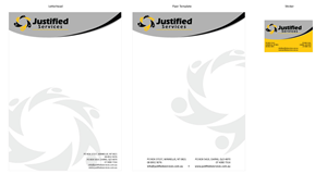 Stationery Design by Raven Designs 2024 for Justified Services Pty Ltd | Design: #2907079