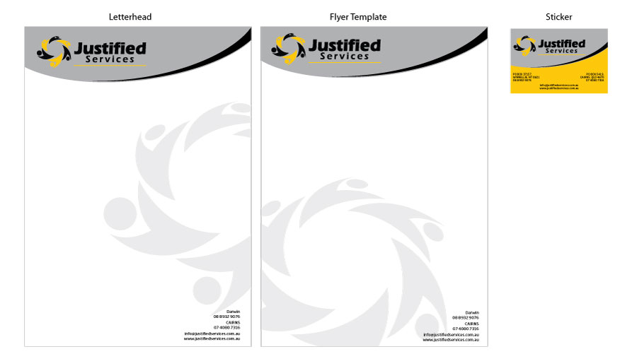 Diseño de Papelería por Raven Designs 2024 para Justified Services Pty Ltd | Diseño #2917693