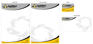 Stationery Design by Raven Designs 2024 for Justified Services Pty Ltd | Design: #2921479