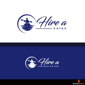 Hire a Kayak | Diseño de Logo por Graphic Bricks