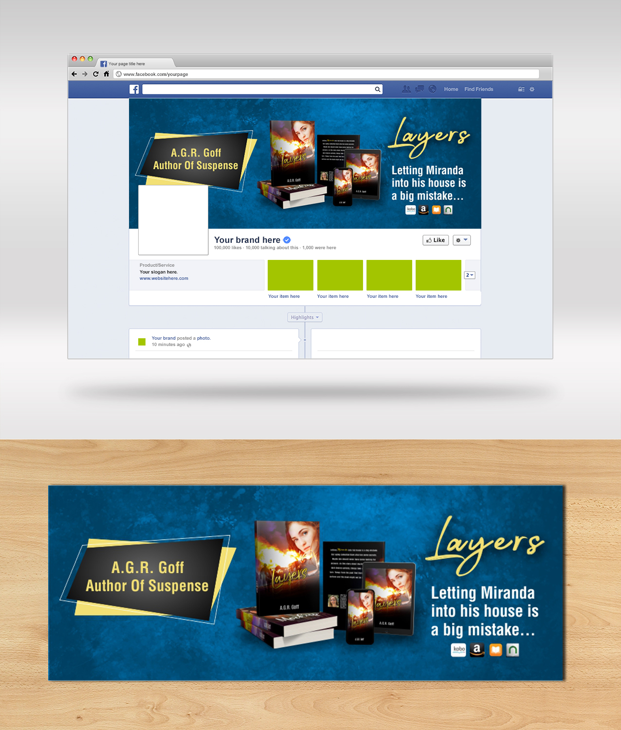 Diseño de Facebook por ecorokerz para este proyecto | Diseño #19416888