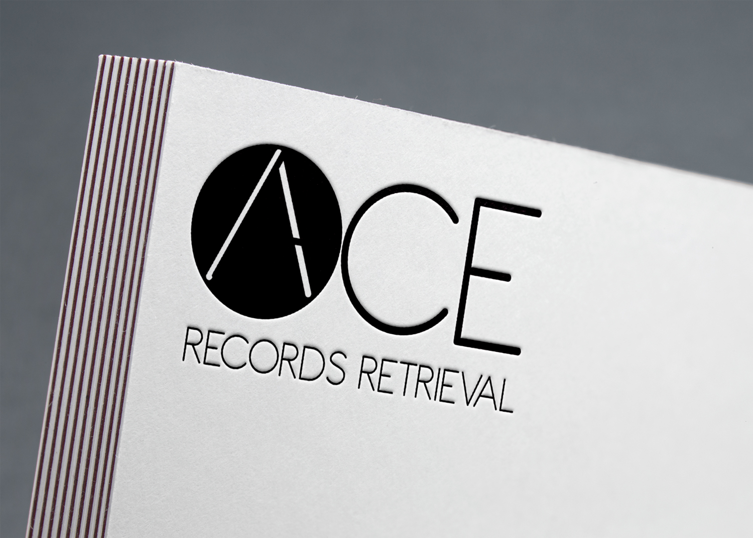 Logo Design by JD.sign for Ace Records Retrieval, LLC | Design #19480280