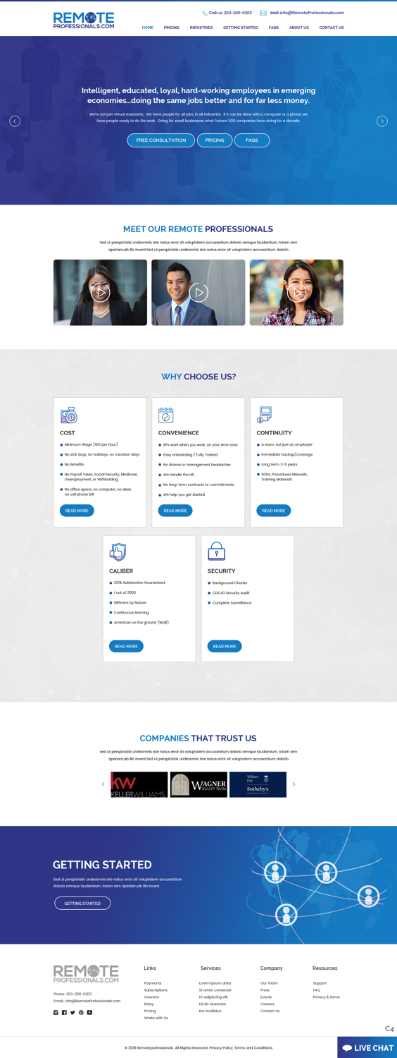 Wordpress Design by pb for this project | Design #19421397