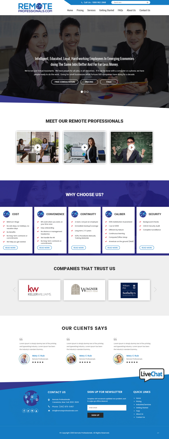 Wordpress Design by pb for this project | Design #19421400