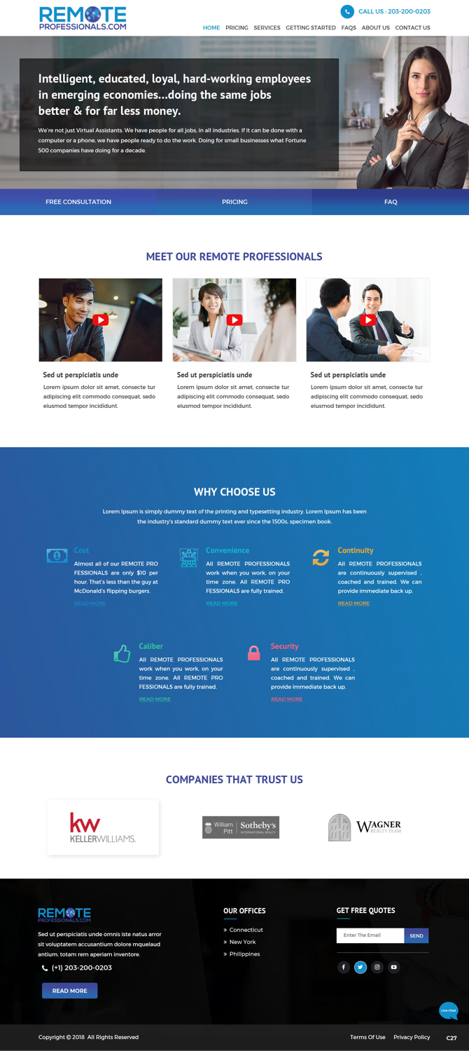 Wordpress Design by pb for this project | Design #19421402