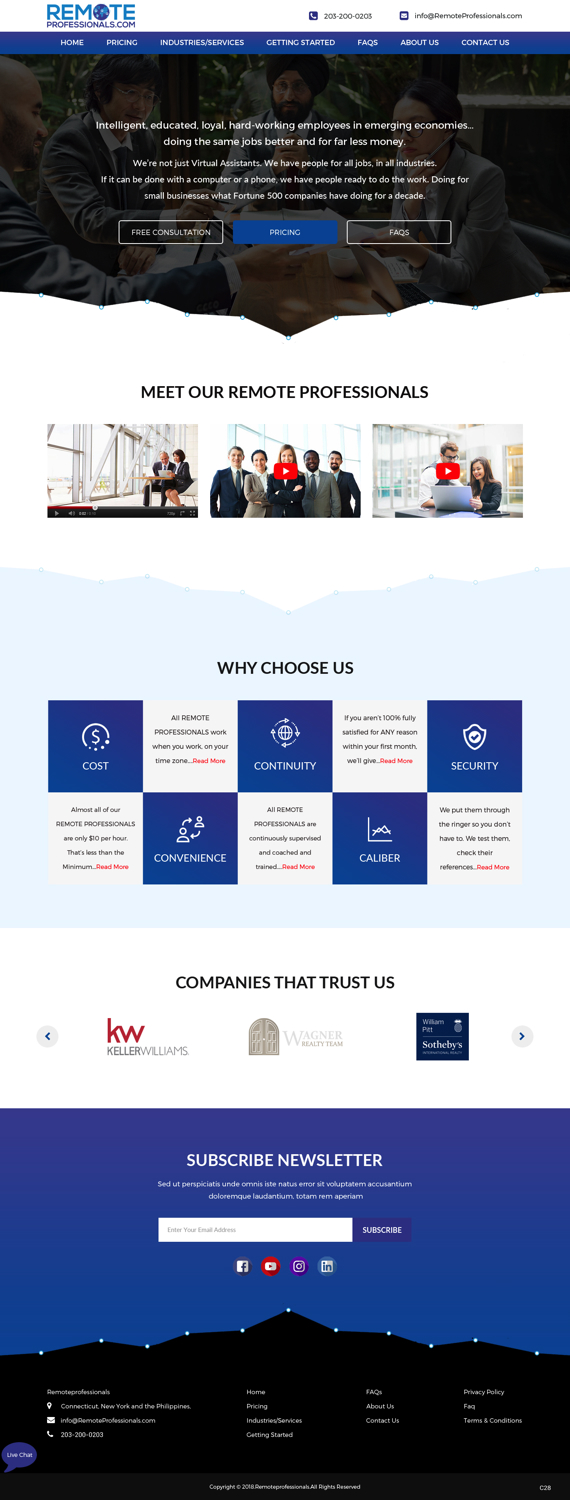 Wordpress Design by pb for this project | Design #19421405