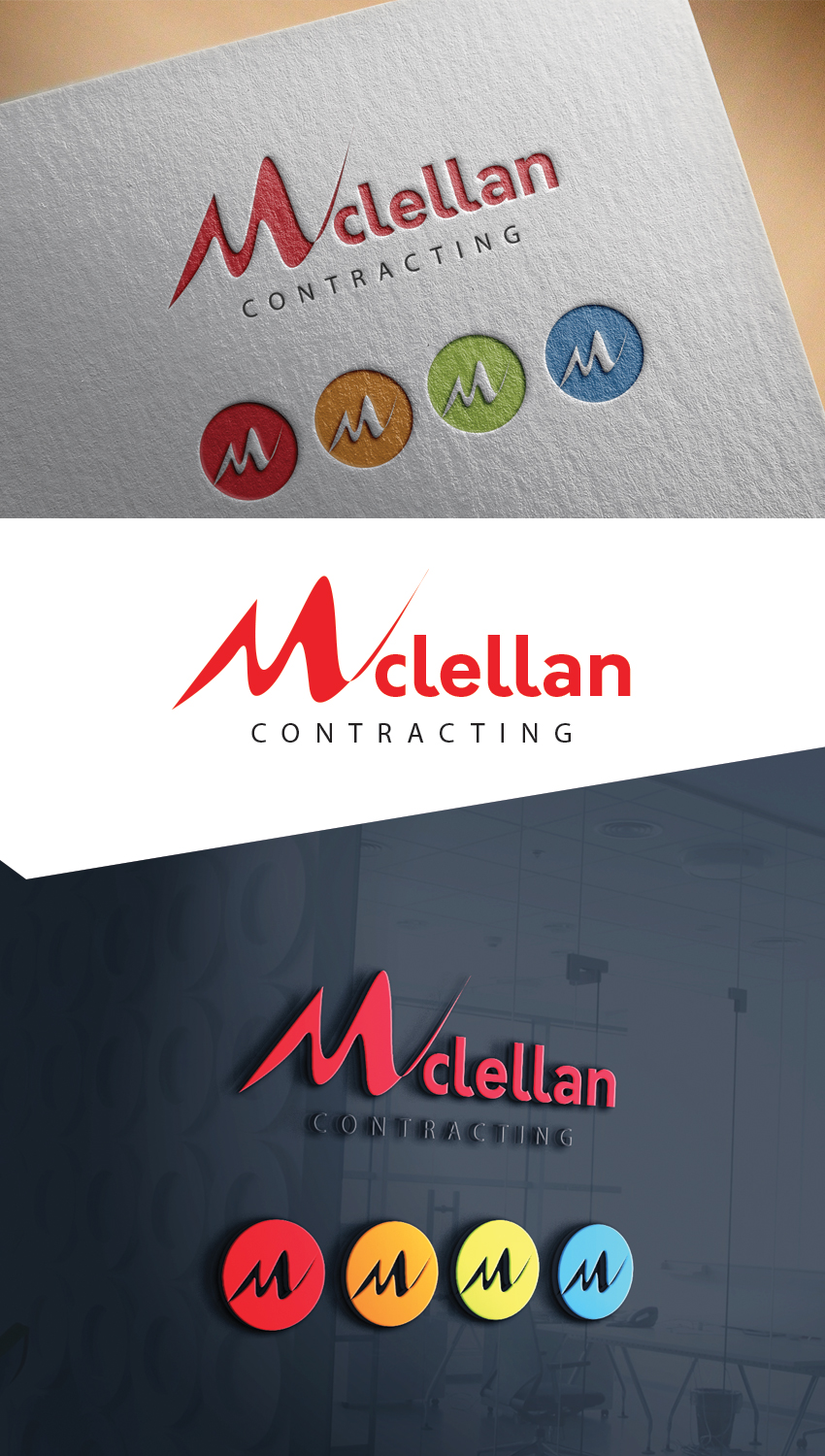 Logo Design by uk for Mclellan Contracting | Design #19530478
