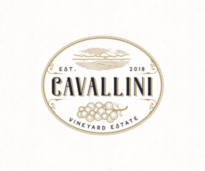 Cavallini Vineyard Estate | Diseño de Logo por 91.kremena.petrova
