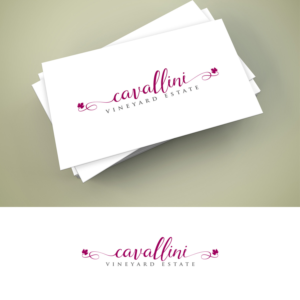 Cavallini Vineyard Estate | Logo Design by ClearDesign