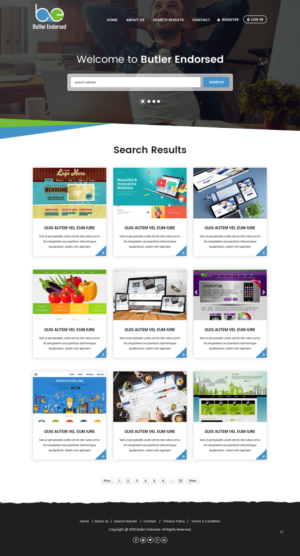 Web Design by pb for Butler Endorsed | Design: #19431052