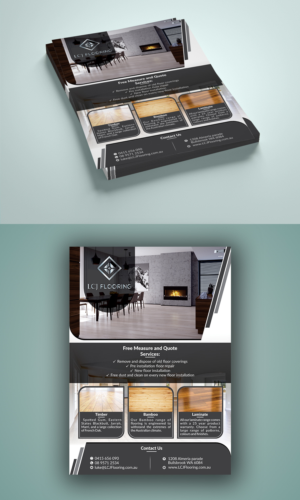 LCJ Flooring Flyer/Direct Mail | Flyer Design by ecorokerz