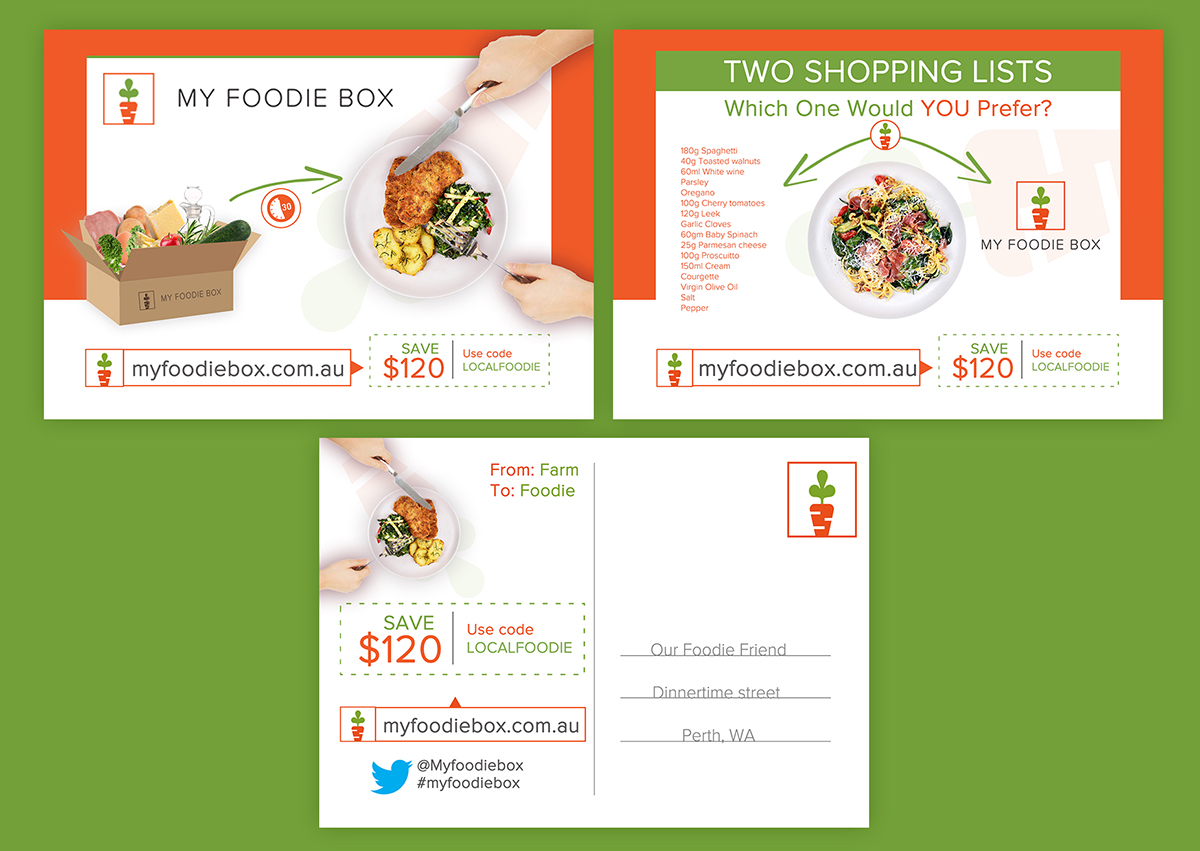 Flyer Design by creationz2011 for My Foodie Box | Design #19482950