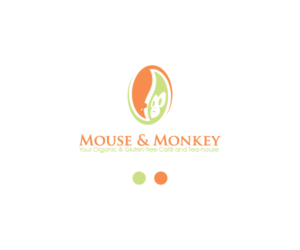 Mouse & Monkey   Your Organic & Gluten-free Café and Tea-house | Diseño de Logo por Andylicious