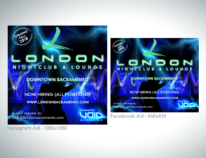 London Nightclub Flyer Grand Opening  | Diseño Gráfico por Lezette_G