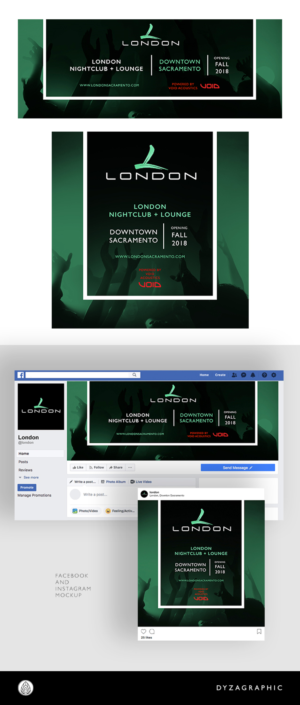 London Nightclub Flyer Grand Opening  | Design Graphique par dyzagraphic