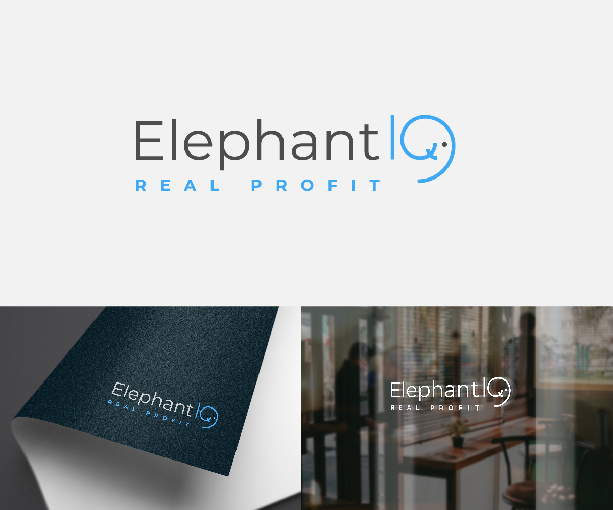 Logo Design by Elizabeta for Elephant IQ | Design #19432297