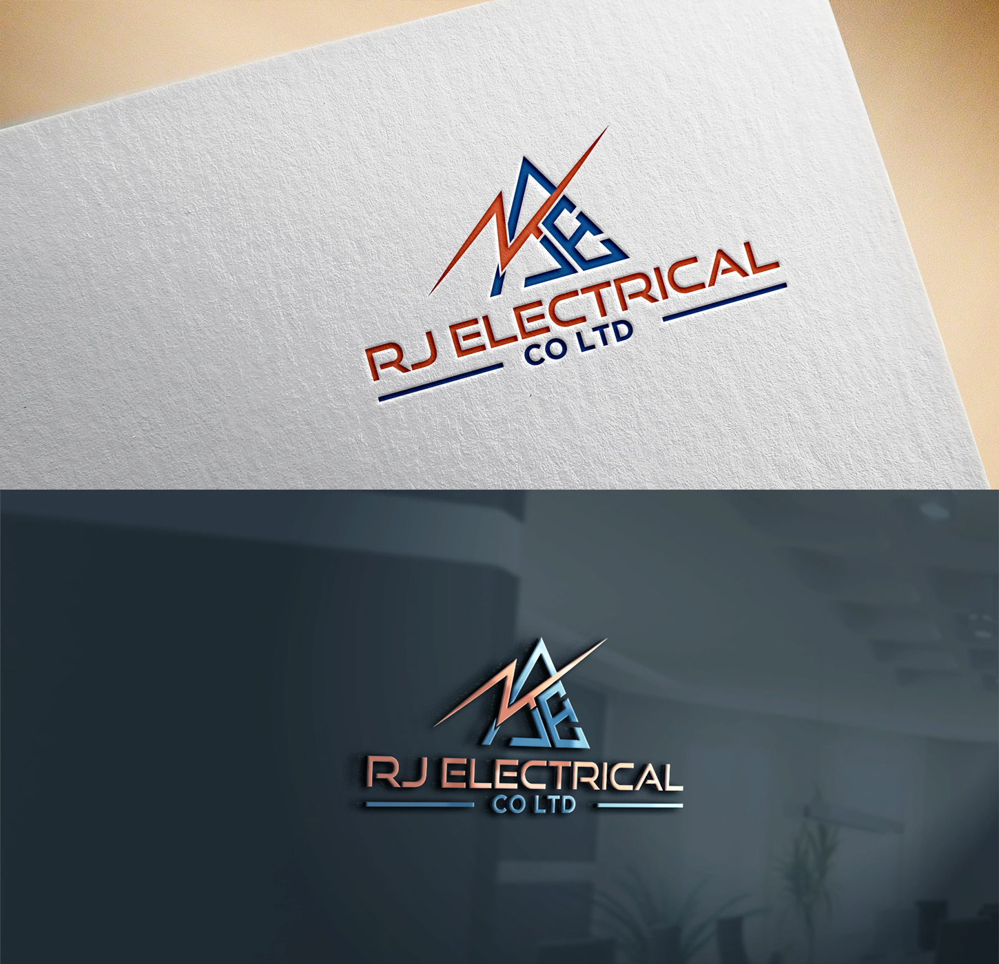 Logo-Design von design_ghost 2 für RJ Electrical Co Ltd | Design #19432475