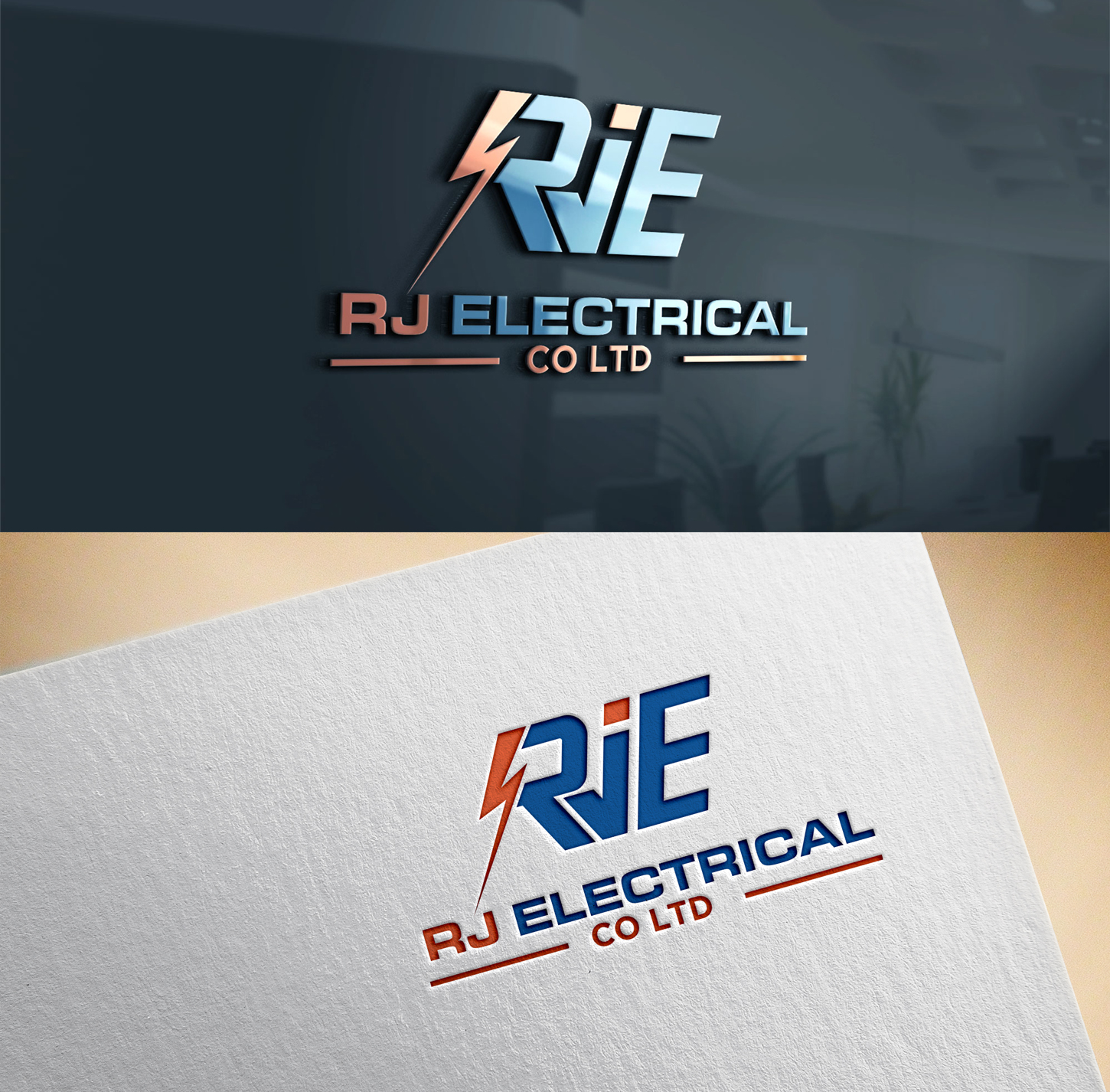 Logo-Design von design_ghost 2 für RJ Electrical Co Ltd | Design #19432478