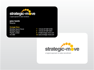 Business Card Design by mag wong for Strategic-Move | Design: #695093