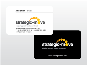 Business Card Design by mag wong for Strategic-Move | Design: #695095