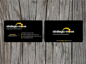 Business Card Design by Priyo Subarkah for Strategic-Move | Design: #682452