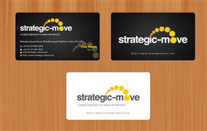 Business Card Design by Sbss for Strategic-Move | Design: #682011