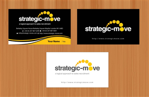 Business Card Design by Sbss for Strategic-Move | Design: #682020