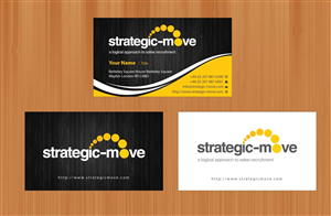 Business Card Design by Sbss for Strategic-Move | Design: #682024