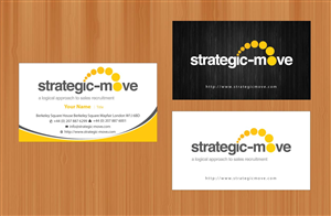 Business Card Design by Sbss for Strategic-Move | Design: #682026