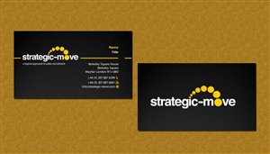 Business Card Design by Sbss for Strategic-Move | Design: #682084