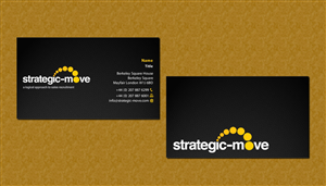 Business Card Design by Sbss for Strategic-Move | Design: #682087