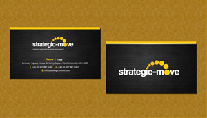 Business Card Design by Sbss for Strategic-Move | Design: #682097