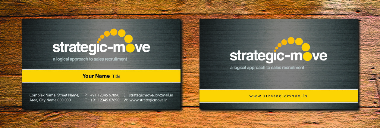 Business Card Design by Sbss for Strategic-Move | Design #682187