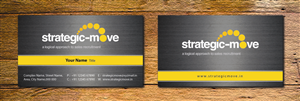 Business Card Design by Sbss for Strategic-Move | Design: #682187