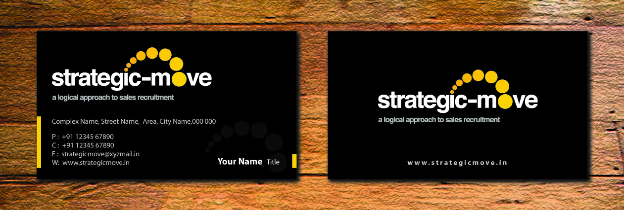 Business Card Design by Sbss for Strategic-Move | Design #684256